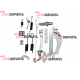 Ремкомплект сервотормоза HC (HANGCHA) CPCD15-18 левый 21233-70301L-kit